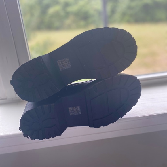 Black Chunky Combat Boot - Picture 2 of 2